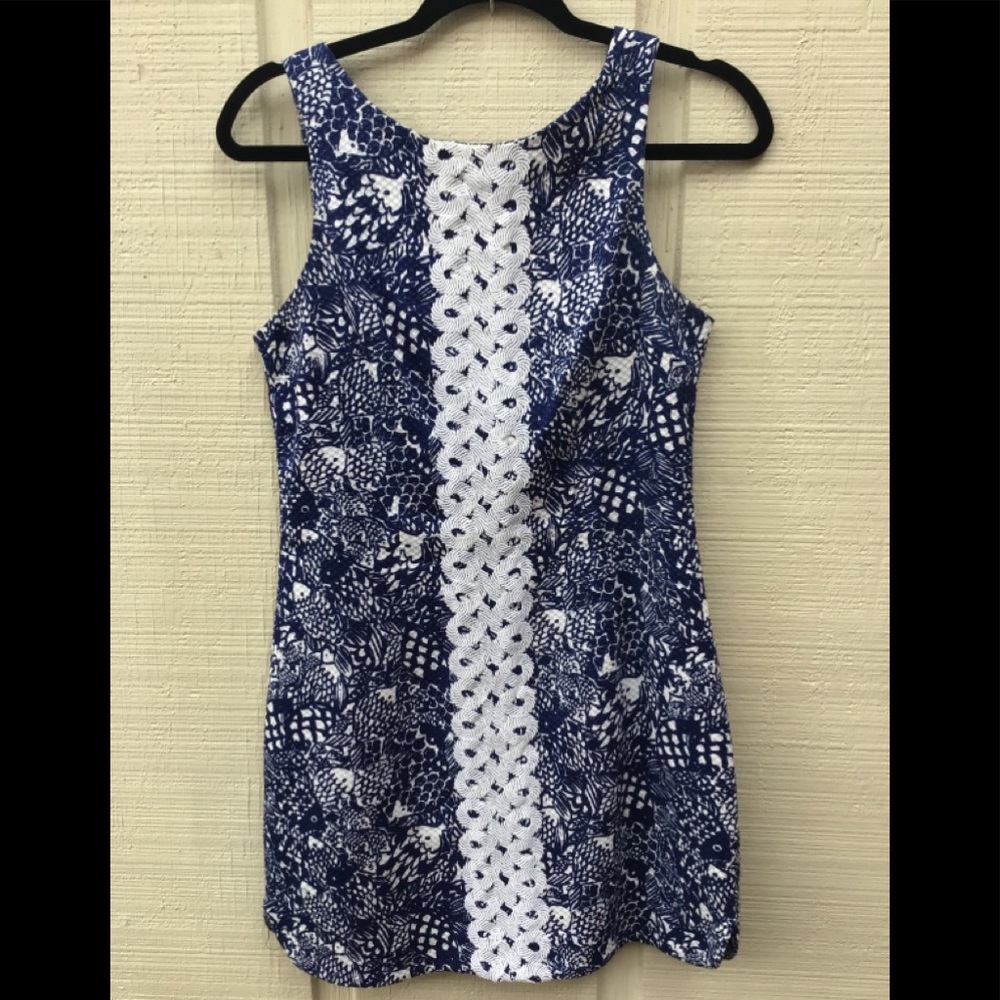 Lilly Pulitzer blue fish dress size 6